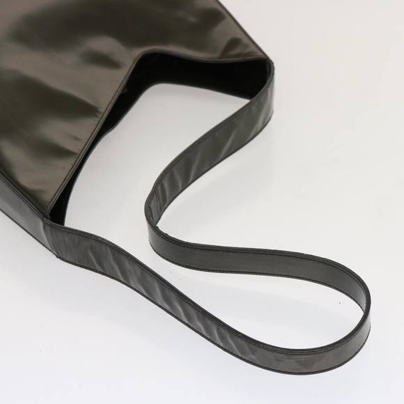 PRADA Shoulder Bag Enamel Khaki Auth bs13473 - Picture 6 of 16